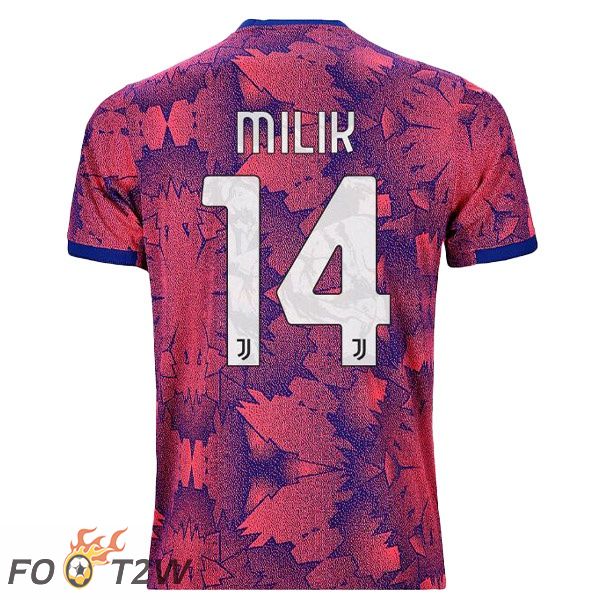 Maillot Foot Juventus (MILIK 14) Exterieur Rose 2022/2023