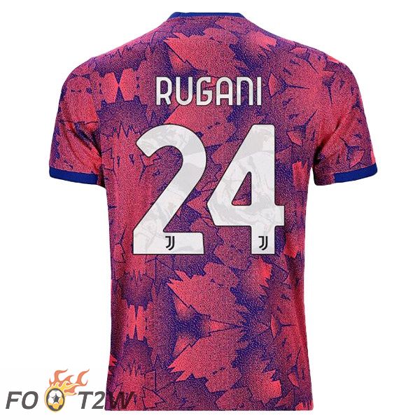 Maillot Foot Juventus (RUGANI 24) Exterieur Rose 2022/2023