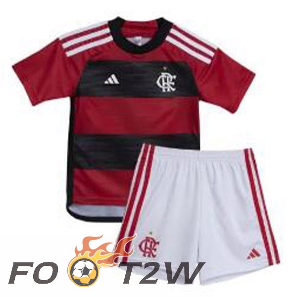 Maillot De Foot Flamengo Enfant Domicile Rouge 2023/2024