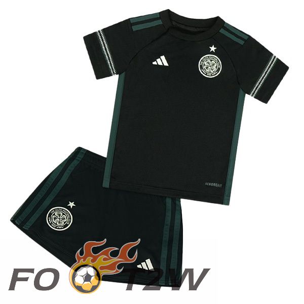 Maillot De Foot Celtic FC Enfant Domicile Noir 2023/2024