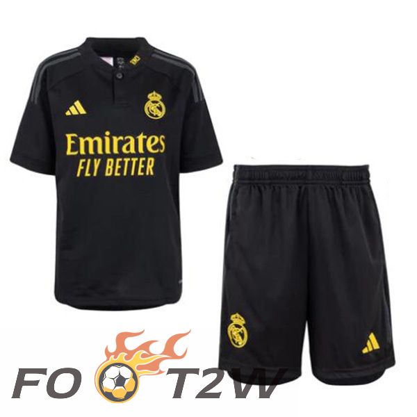 Maillot De Foot Real Madrid Enfant Third Noir 2023/2024