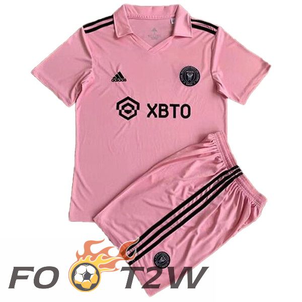 Maillot De Foot Inter Miami CF Enfant Domicile Rose 2023/2024