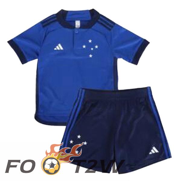 Maillot De Foot Cruzeiro EC Enfant Domicile Bleu 2023/2024