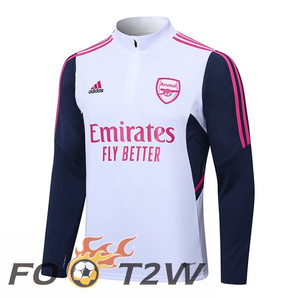 Training Sweatshirt Arsenal Blanc 2023/2024