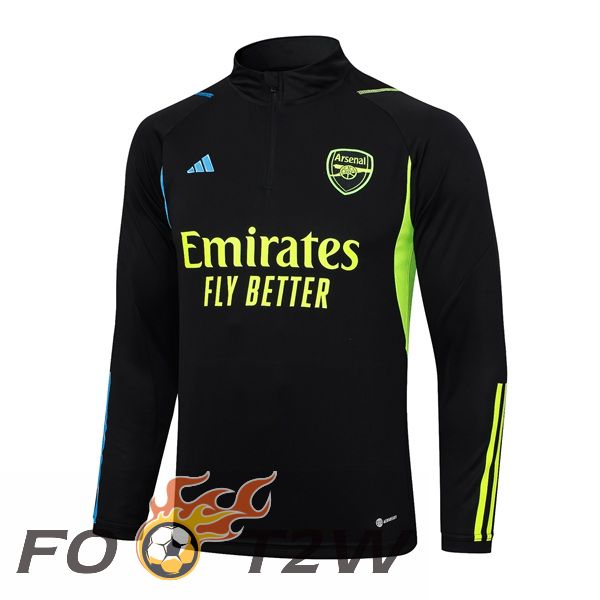 Training Sweatshirt Arsenal Noir 2023/2024