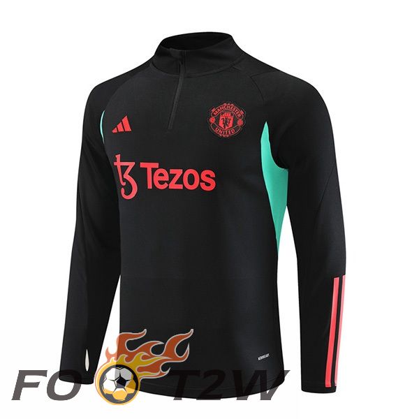 Training Sweatshirt Manchester United Noir 2023/2024