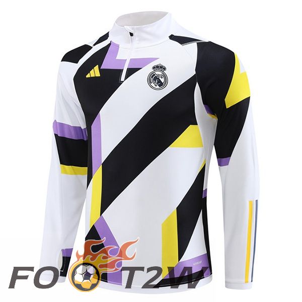 Training Sweatshirt Real Madrid Blanc 2023/2024