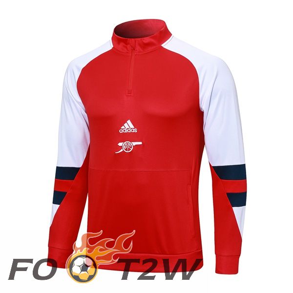 Training Sweatshirt Arsenal Rouge Blanc 2023/2024