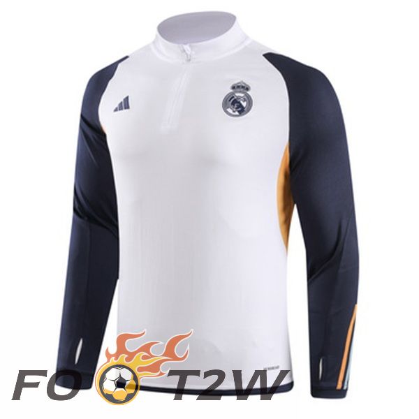 Training Sweatshirt Real Madrid Blanc 2023/2024