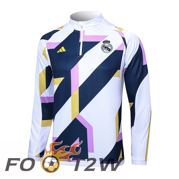 Training Sweatshirt Real Madrid Blanc 2023/2024