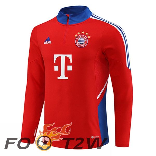 Training Sweatshirt Bayern Munich Rouge 2023/2024