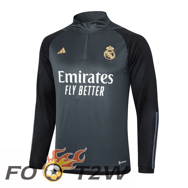 Sweatshirt Training Real Madrid Gris 2023/2024