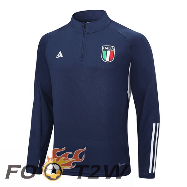 Training Sweatshirt Italie Bleu Royal 2023/2024