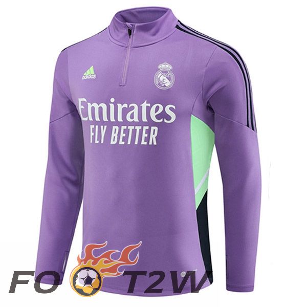 Training Sweatshirt Real Madrid Pourpre 2023/2024