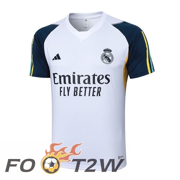 Ensemble Training T-Shirts Real Madrid Blanc 2023/2024