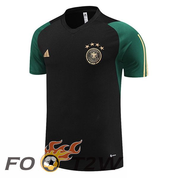 Training T-Shirts Allemagne Noir 2023/2024