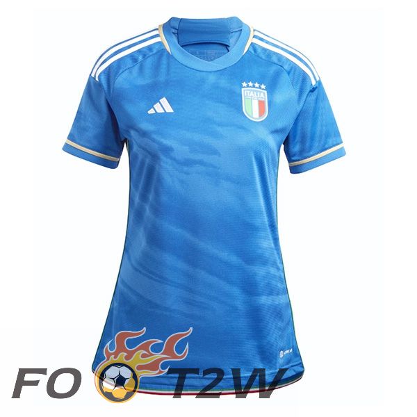 Maillot De Foot Italie Femme Domicile Bleu 2023/2024