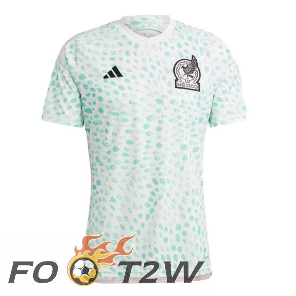 Maillot De Foot Mexique Femme Exterieur Blanc Vert 2023/2024