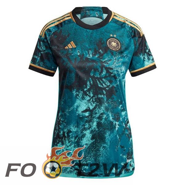 Maillot De Foot Allemagne Femme Exterieur Vert 2023/2024