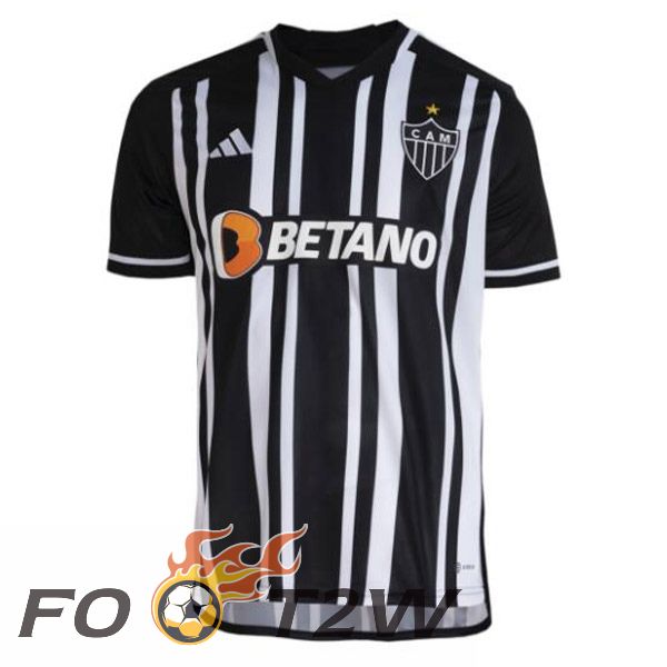 Maillot De Foot Atletico Mineiro Domicile Noir Blanc 2023/2024