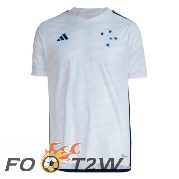 Maillot De Foot Cruzeiro EC Exterieur Blanc 2023/2024