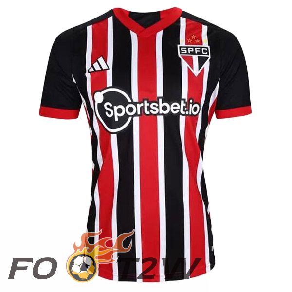 Maillot De Foot Sao Paulo FC Exterieur Noir Rouge 2023/2024