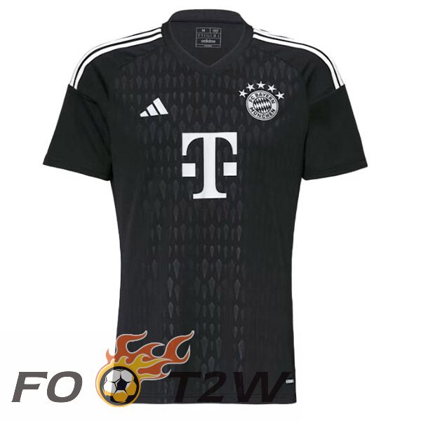 Maillot De Foot Bayern Munich Gardien De but Noir 2023/2024