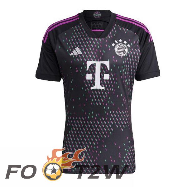 Maillot De Foot Bayern Munich Exterieur Noir 2023/2024