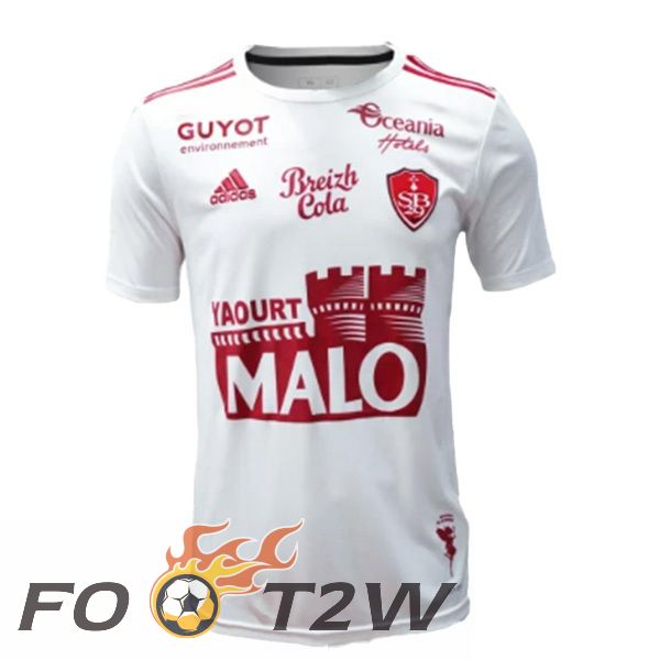 Maillot De Foot Stade Brestois Exterieur Blanc 2023/2024