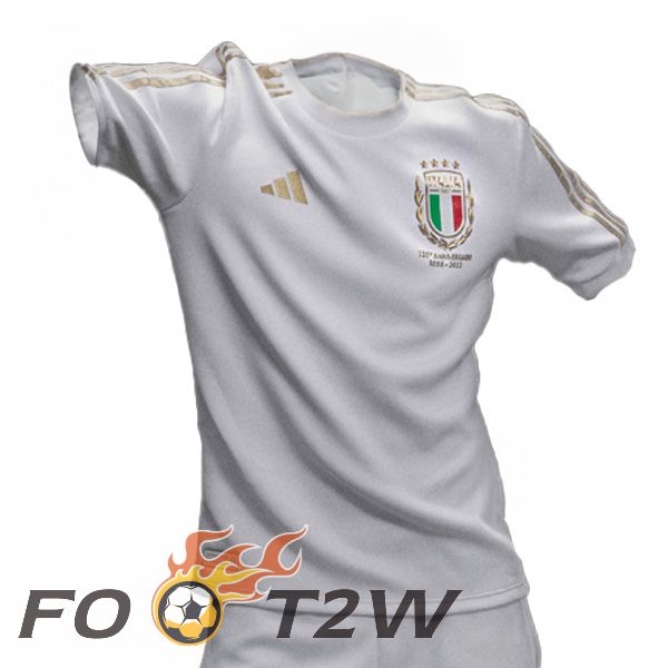 Maillot Foot Equipe De Italie Édition 125e anniversaire Blanc 2023/2024