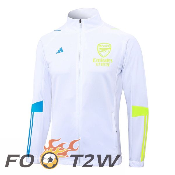 Veste Foot Arsenal Blanc 2023/2024