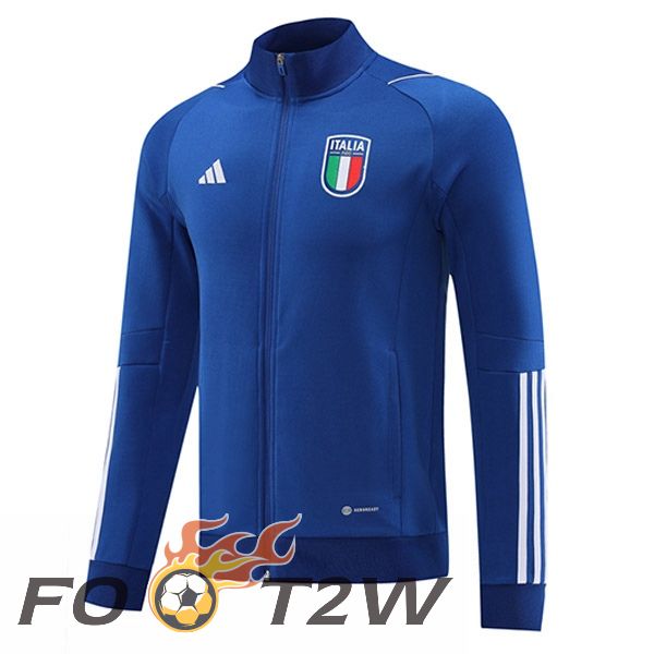 Veste Foot Italie Bleu Royal 2023/2024