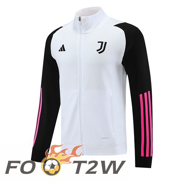 Veste De Foot Juventus Blanc Noir 2023/2024