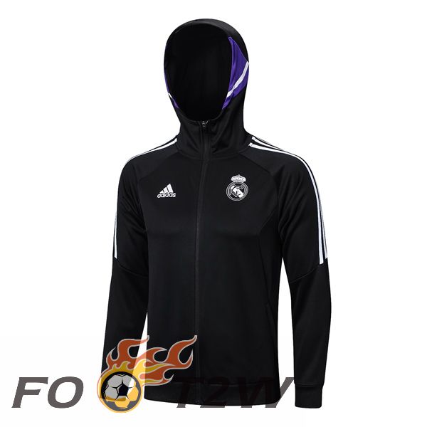 Veste A Capuche Real Madrid Noir 2023/2024