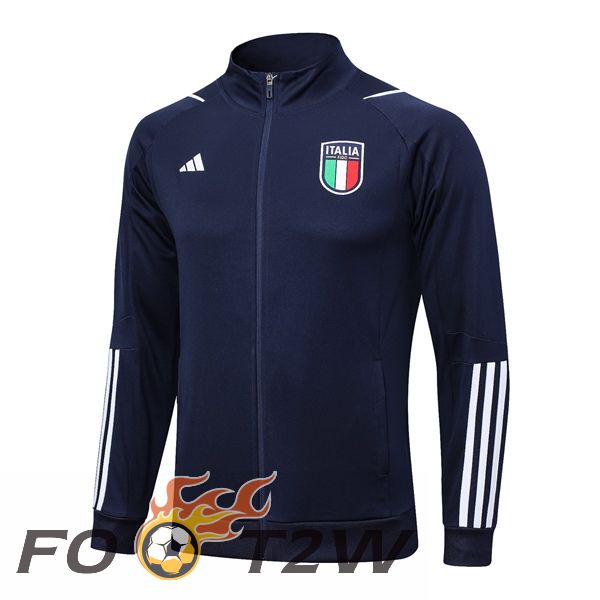 Veste Foot Italie Bleu Royal 2023/2024