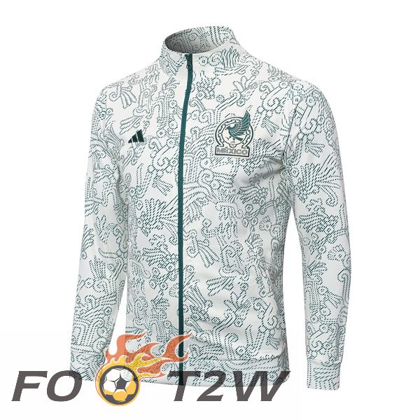 Veste Foot Mexique Blanc Vert 2023/2024