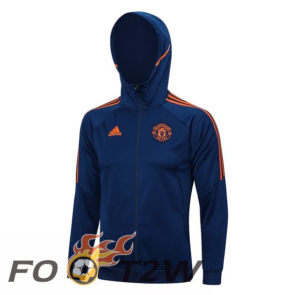 Veste A Capuche Manchester United Bleu 2023/2024