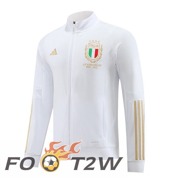 Veste Foot Italie Blanc 2023/2024