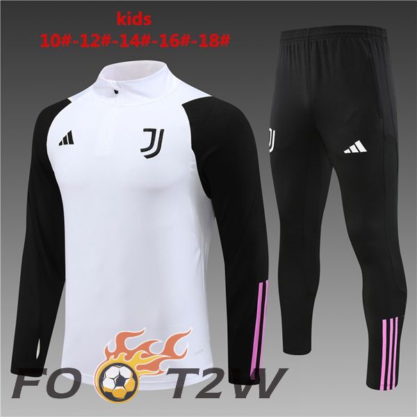 Ensemble Survetement De Foot Juventus Enfant Blanc 2023/2024