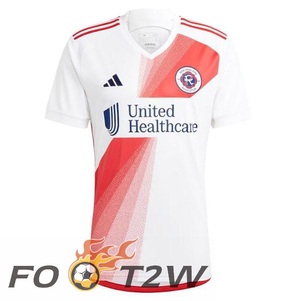 Maillot De Foot New England Revolution Exterieur Blanc 2023/2024