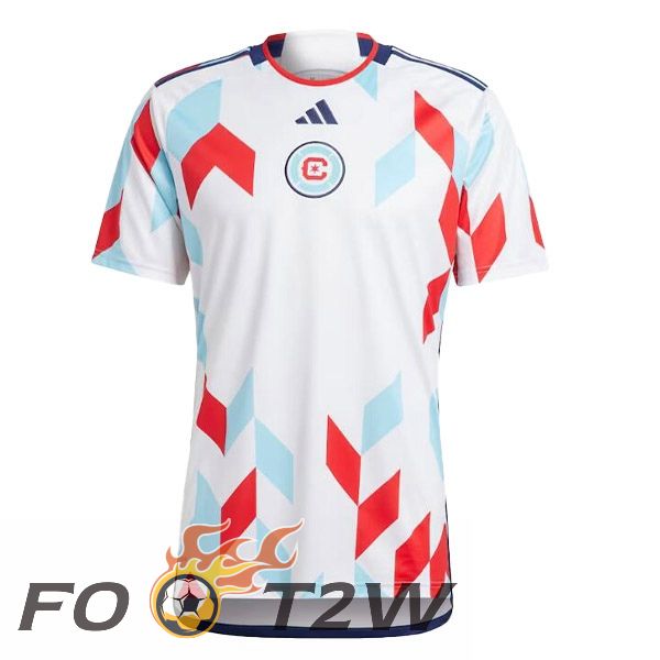 Maillot De Foot Chicago Fire FC Exterieur Blanc 2023/2024