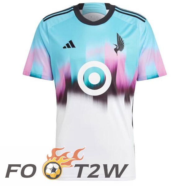 Maillot De Foot Minnesota United Exterieur Blanc Bleu 2023/2024