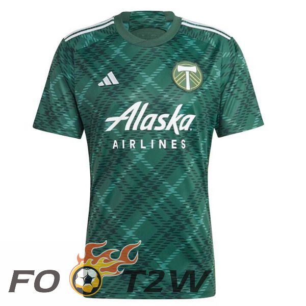 Maillot De Foot Portland Timbers Domicile Vert 2023/2024