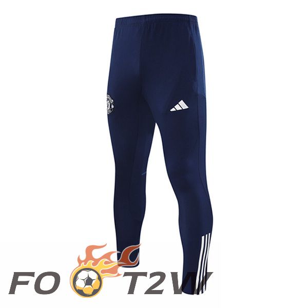 Pantalon Foot Manchester United Bleu Royal 2023/2024