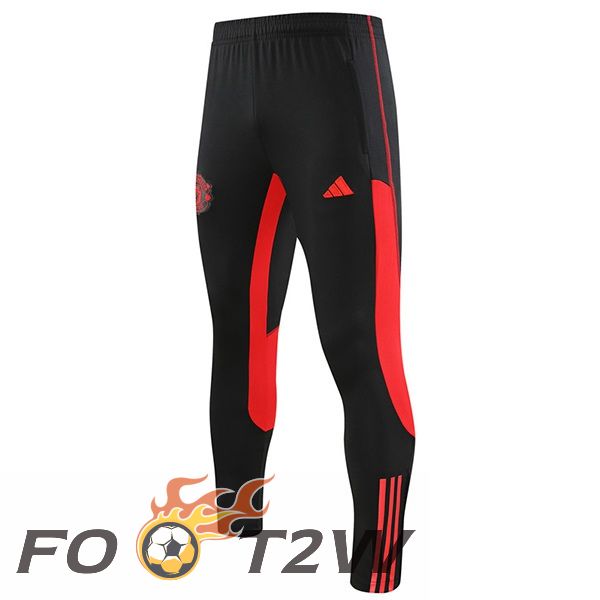 Pantalon Foot Manchester United Noir Rouge 2023/2024