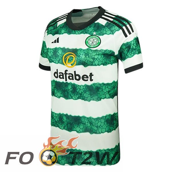 Maillot De Foot Celtic FC Domicile Vert Blanc 2023/2024