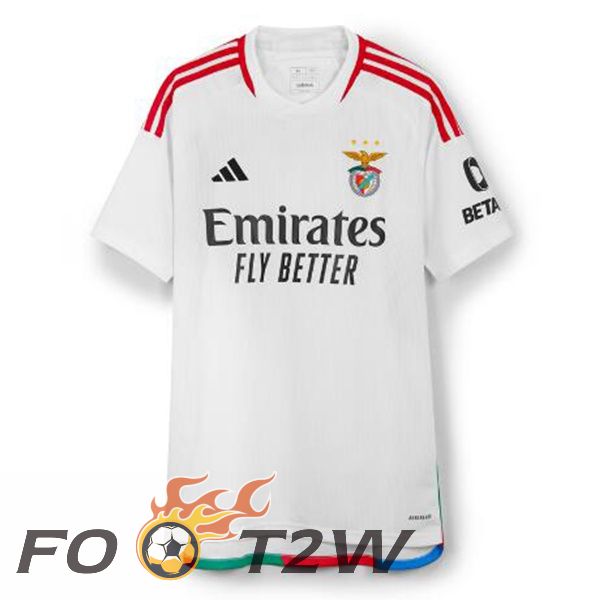 Maillot De Foot S.L Benfica Third Blanc 2023/2024