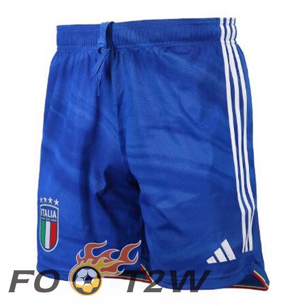 Short De Foot Italie Domicile Bleu 2023/2024