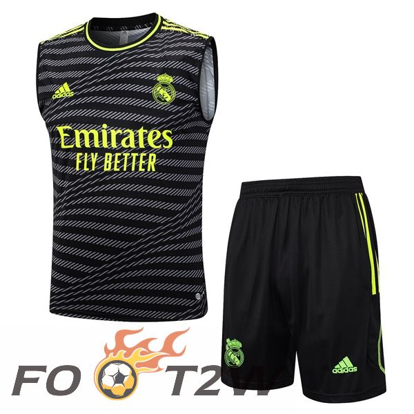 Gilet De Foot Real Madrid + Shorts Noir 2023/2024