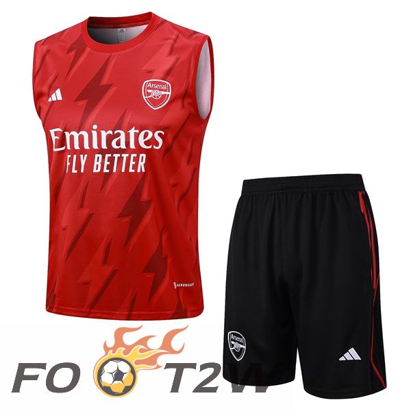 Gilet De Foot Arsenal + Shorts Rouge 2023/2024